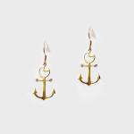 KC Anchor French Hooks Gold | A108G