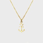 KC Tiny Anchor Necklace | A112G